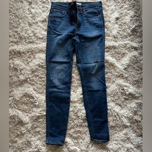 Madewell 10” high rise skinny jeans
